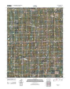 Stark Kansas Historical topographic map, 1:24000 scale, 7.5 X 7.5 Minute, Year 2012