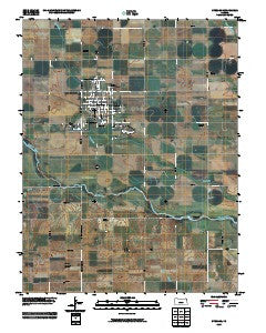Sterling Kansas Historical topographic map, 1:24000 scale, 7.5 X 7.5 Minute, Year 2009