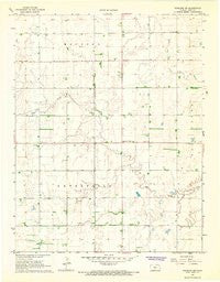 Sterling SW Kansas Historical topographic map, 1:24000 scale, 7.5 X 7.5 Minute, Year 1966