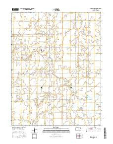 Sterling SW Kansas Current topographic map, 1:24000 scale, 7.5 X 7.5 Minute, Year 2015