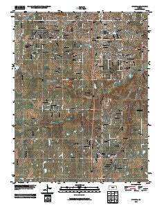 Stilwell Kansas Historical topographic map, 1:24000 scale, 7.5 X 7.5 Minute, Year 2009