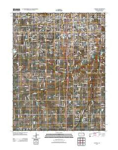 Stilwell Kansas Historical topographic map, 1:24000 scale, 7.5 X 7.5 Minute, Year 2012