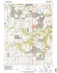 Stilwell Kansas Historical topographic map, 1:24000 scale, 7.5 X 7.5 Minute, Year 1991