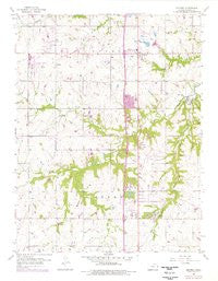Stilwell Kansas Historical topographic map, 1:24000 scale, 7.5 X 7.5 Minute, Year 1956