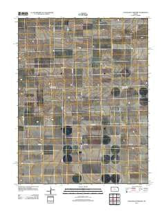 Stockholm Cemetery Kansas Historical topographic map, 1:24000 scale, 7.5 X 7.5 Minute, Year 2012