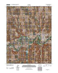 Stockton Kansas Historical topographic map, 1:24000 scale, 7.5 X 7.5 Minute, Year 2012