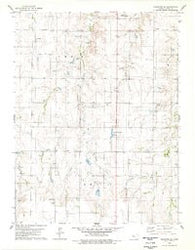 Stockton SE Kansas Historical topographic map, 1:24000 scale, 7.5 X 7.5 Minute, Year 1978