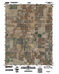 Stockton SE Kansas Historical topographic map, 1:24000 scale, 7.5 X 7.5 Minute, Year 2009