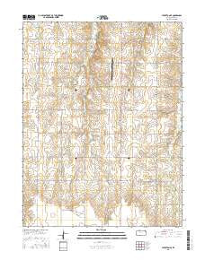 Stockton SE Kansas Current topographic map, 1:24000 scale, 7.5 X 7.5 Minute, Year 2015