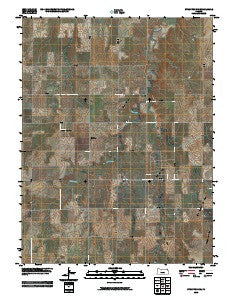 Stockton SW Kansas Historical topographic map, 1:24000 scale, 7.5 X 7.5 Minute, Year 2010
