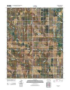 Stubbs Kansas Historical topographic map, 1:24000 scale, 7.5 X 7.5 Minute, Year 2012