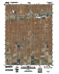 Studley Kansas Historical topographic map, 1:24000 scale, 7.5 X 7.5 Minute, Year 2009