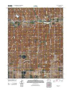 Studley Kansas Historical topographic map, 1:24000 scale, 7.5 X 7.5 Minute, Year 2012