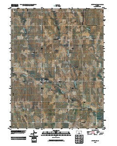 Stuttgart Kansas Historical topographic map, 1:24000 scale, 7.5 X 7.5 Minute, Year 2009