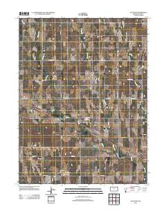 Stuttgart Kansas Historical topographic map, 1:24000 scale, 7.5 X 7.5 Minute, Year 2012