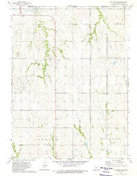 Stuttgart NE Kansas Historical topographic map, 1:24000 scale, 7.5 X 7.5 Minute, Year 1973
