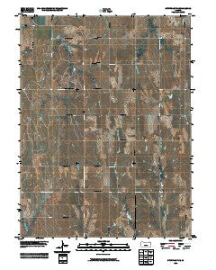 Stuttgart NE Kansas Historical topographic map, 1:24000 scale, 7.5 X 7.5 Minute, Year 2009