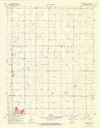 Sublette SE Kansas Historical topographic map, 1:24000 scale, 7.5 X 7.5 Minute, Year 1968