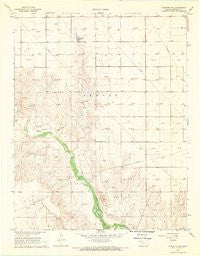 Sublette SW Kansas Historical topographic map, 1:24000 scale, 7.5 X 7.5 Minute, Year 1968