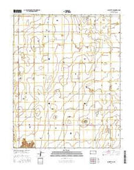 Sublette SE Kansas Current topographic map, 1:24000 scale, 7.5 X 7.5 Minute, Year 2016