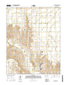 Sublette SW Kansas Current topographic map, 1:24000 scale, 7.5 X 7.5 Minute, Year 2016