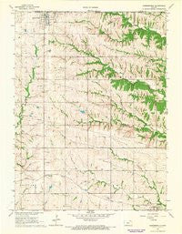 Summerfield Kansas Historical topographic map, 1:24000 scale, 7.5 X 7.5 Minute, Year 1966