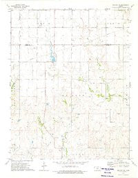 Sun City NE Kansas Historical topographic map, 1:24000 scale, 7.5 X 7.5 Minute, Year 1973