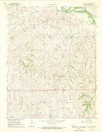 Sun City SW Kansas Historical topographic map, 1:24000 scale, 7.5 X 7.5 Minute, Year 1968