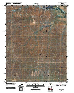 Sun City SW Kansas Historical topographic map, 1:24000 scale, 7.5 X 7.5 Minute, Year 2009