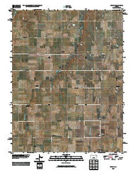 Susank Kansas Historical topographic map, 1:24000 scale, 7.5 X 7.5 Minute, Year 2009