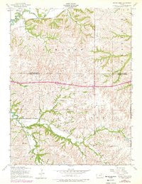 Swede Creek Kansas Historical topographic map, 1:24000 scale, 7.5 X 7.5 Minute, Year 1955