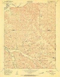 Swede Creek Kansas Historical topographic map, 1:24000 scale, 7.5 X 7.5 Minute, Year 1951