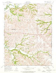 Swede Creek Kansas Historical topographic map, 1:24000 scale, 7.5 X 7.5 Minute, Year 1955