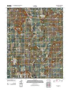 Sycamore Kansas Historical topographic map, 1:24000 scale, 7.5 X 7.5 Minute, Year 2012