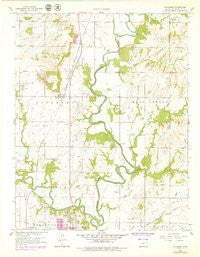 Sycamore Kansas Historical topographic map, 1:24000 scale, 7.5 X 7.5 Minute, Year 1959