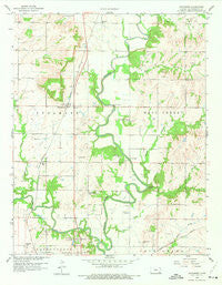 Sycamore Kansas Historical topographic map, 1:24000 scale, 7.5 X 7.5 Minute, Year 1959