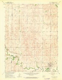 Sylvan Grove Kansas Historical topographic map, 1:24000 scale, 7.5 X 7.5 Minute, Year 1963
