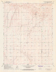 Syracuse East SE Kansas Historical topographic map, 1:24000 scale, 7.5 X 7.5 Minute, Year 1966