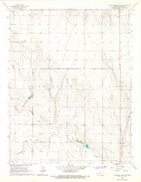 Syracuse West SE Kansas Historical topographic map, 1:24000 scale, 7.5 X 7.5 Minute, Year 1966