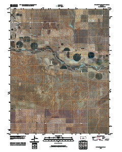 Syracuse East Kansas Historical topographic map, 1:24000 scale, 7.5 X 7.5 Minute, Year 2010