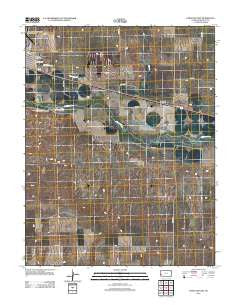 Syracuse East Kansas Historical topographic map, 1:24000 scale, 7.5 X 7.5 Minute, Year 2012