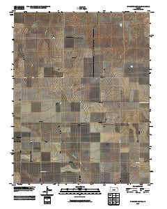 Syracuse East SE Kansas Historical topographic map, 1:24000 scale, 7.5 X 7.5 Minute, Year 2010