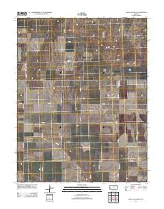 Syracuse East SE Kansas Historical topographic map, 1:24000 scale, 7.5 X 7.5 Minute, Year 2012