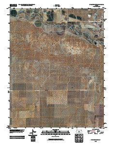 Syracuse West Kansas Historical topographic map, 1:24000 scale, 7.5 X 7.5 Minute, Year 2010