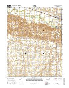 Syracuse West Kansas Current topographic map, 1:24000 scale, 7.5 X 7.5 Minute, Year 2016