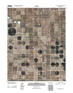 Syracuse West SW Kansas Historical topographic map, 1:24000 scale, 7.5 X 7.5 Minute, Year 2012