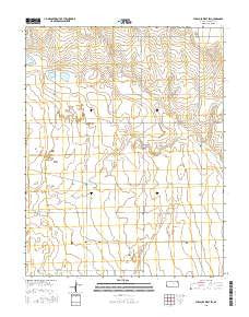 Syracuse West SW Kansas Current topographic map, 1:24000 scale, 7.5 X 7.5 Minute, Year 2015