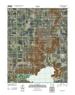 Table Mound Kansas Historical topographic map, 1:24000 scale, 7.5 X 7.5 Minute, Year 2012