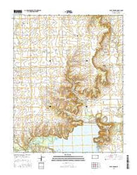 Table Mound Kansas Current topographic map, 1:24000 scale, 7.5 X 7.5 Minute, Year 2015
