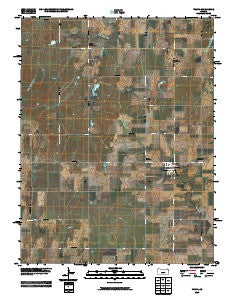 Tampa Kansas Historical topographic map, 1:24000 scale, 7.5 X 7.5 Minute, Year 2009